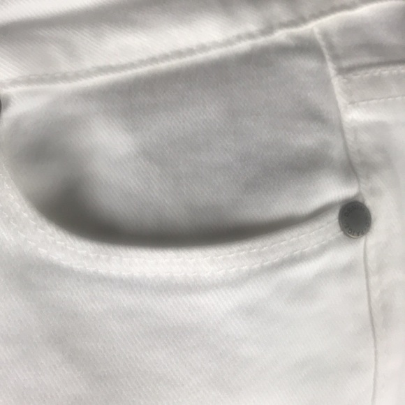 PAIGE SKYLINE ANKLE PEG JEANS NEW sz 25 WHITE - Picture 6 of 8